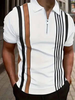 Men's Jacob Casual Striped Short-Sleeve Shirt