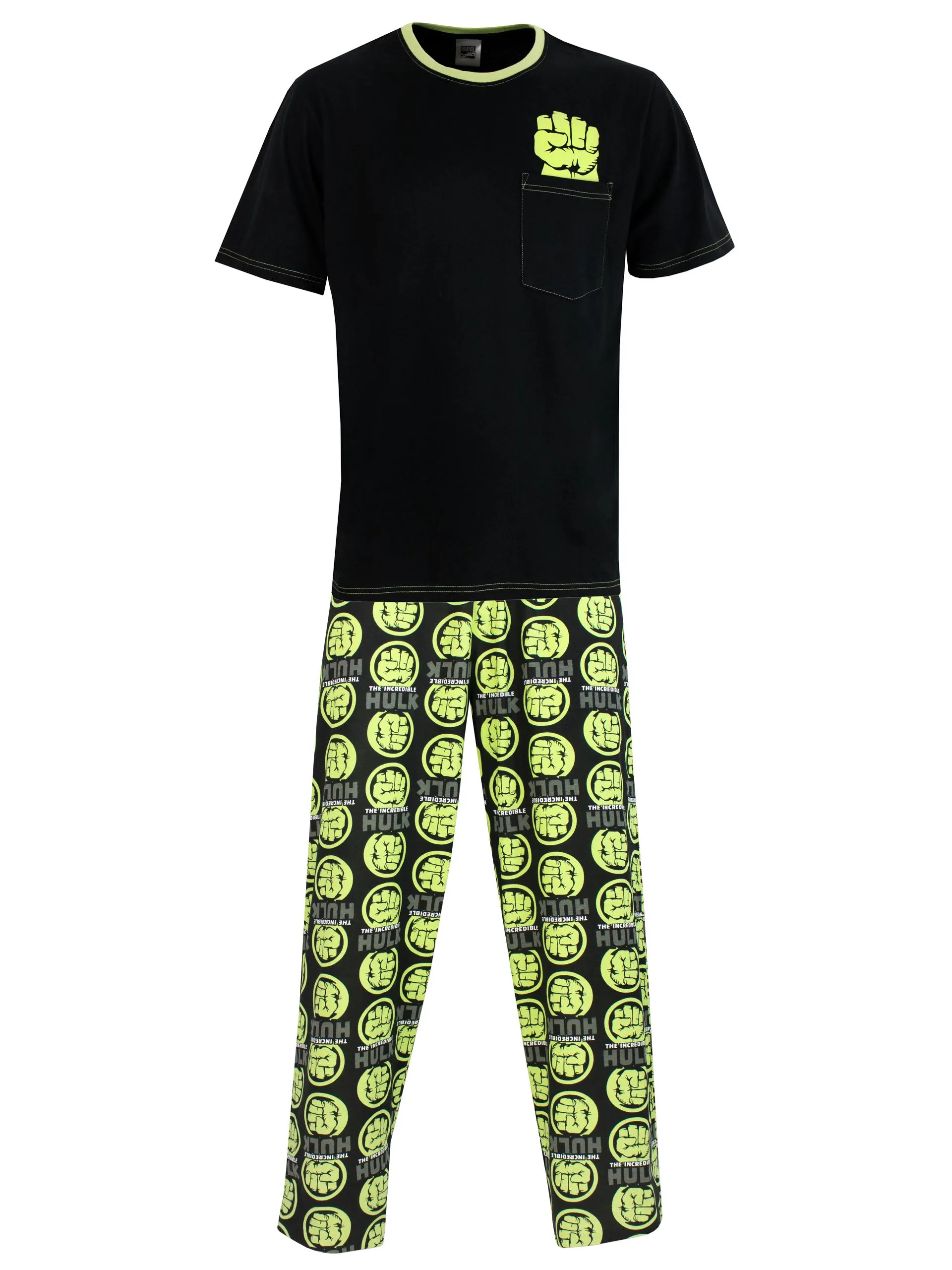Mens The Incredible Hulk Pajamas