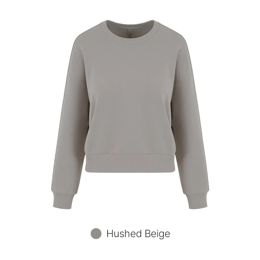 Mildmooth Oversized Fit Cropped Sweatshirt