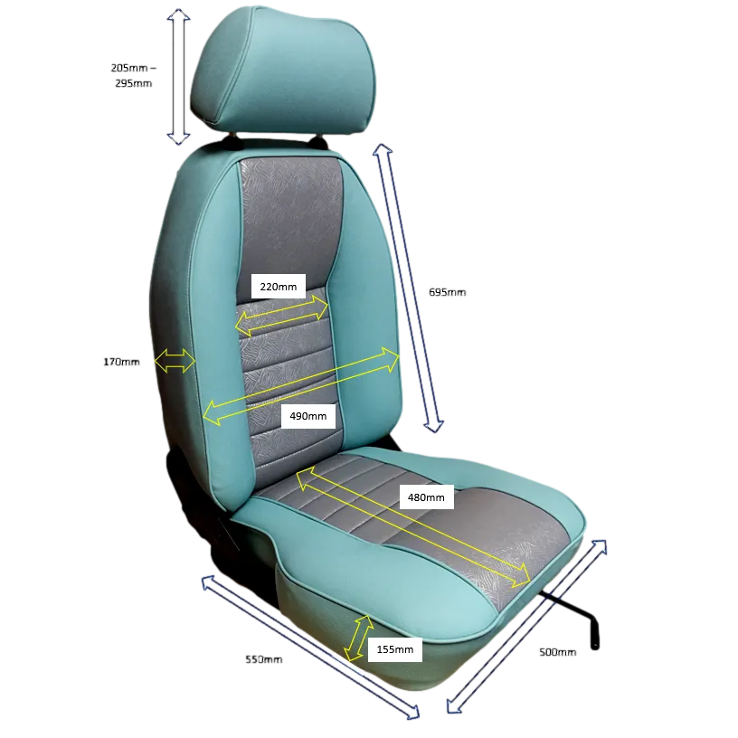 MINI SUFFOLK RECLINING SEAT RIGHT HAND (VINYL)