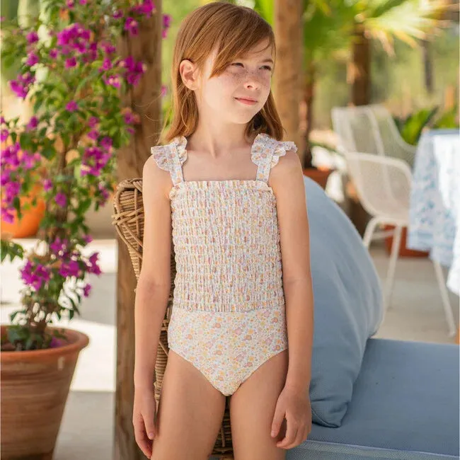 Minnow Girls Smocked One Piece