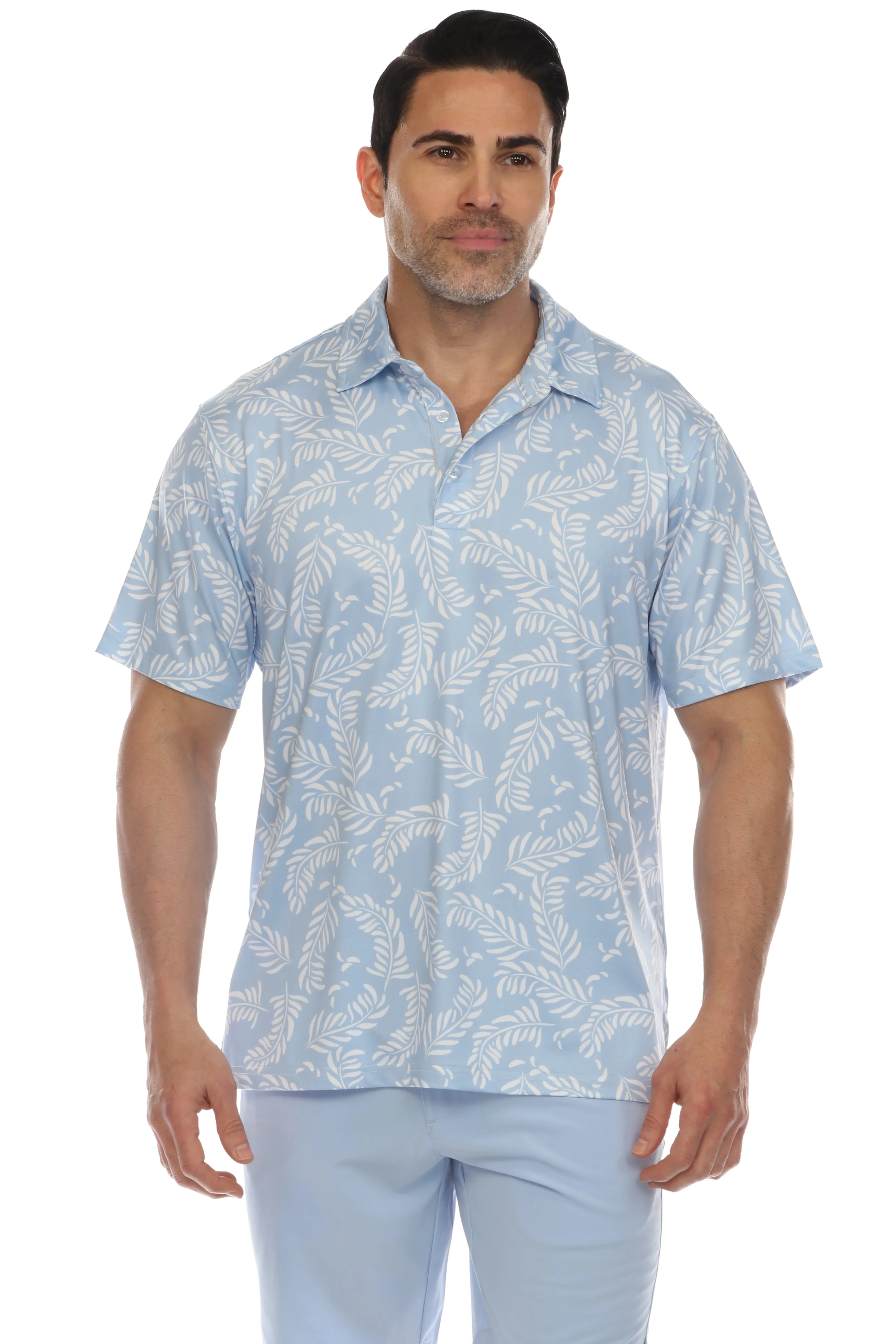 Mojito Casual Dry-Fit Polo Shirt Floral Print