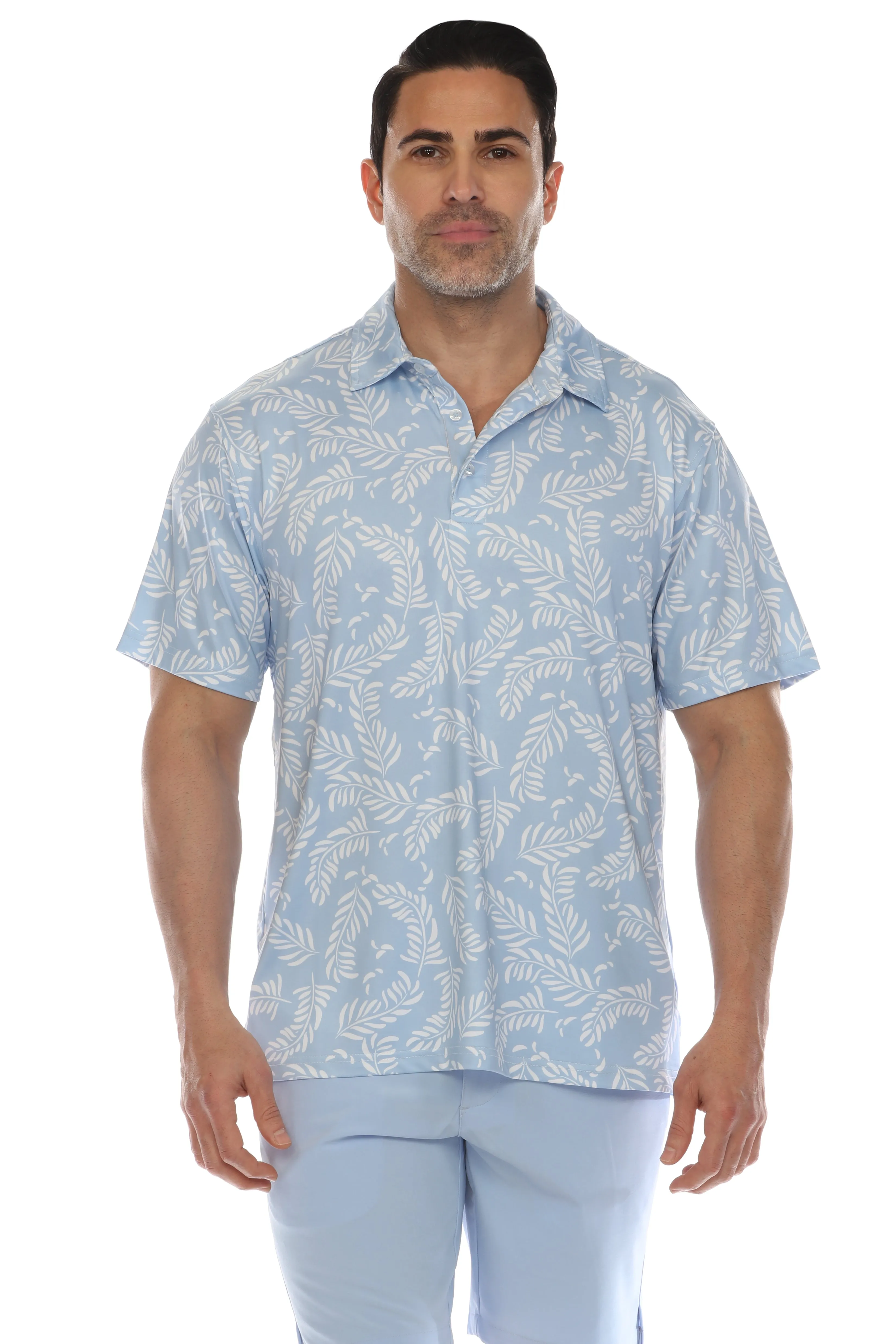 Mojito Casual Dry-Fit Polo Shirt Floral Print