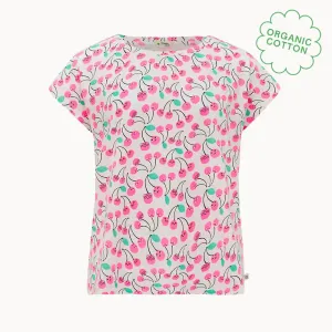 MOLLY - Pink Cherries Mum T-Shirt