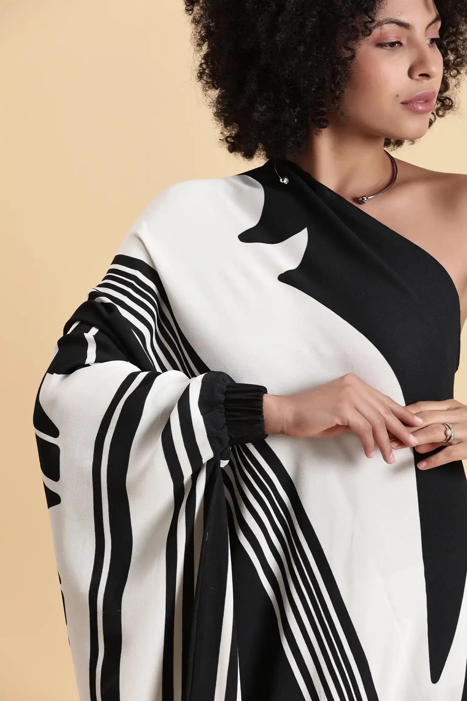 Monochrome Muse Kaftan