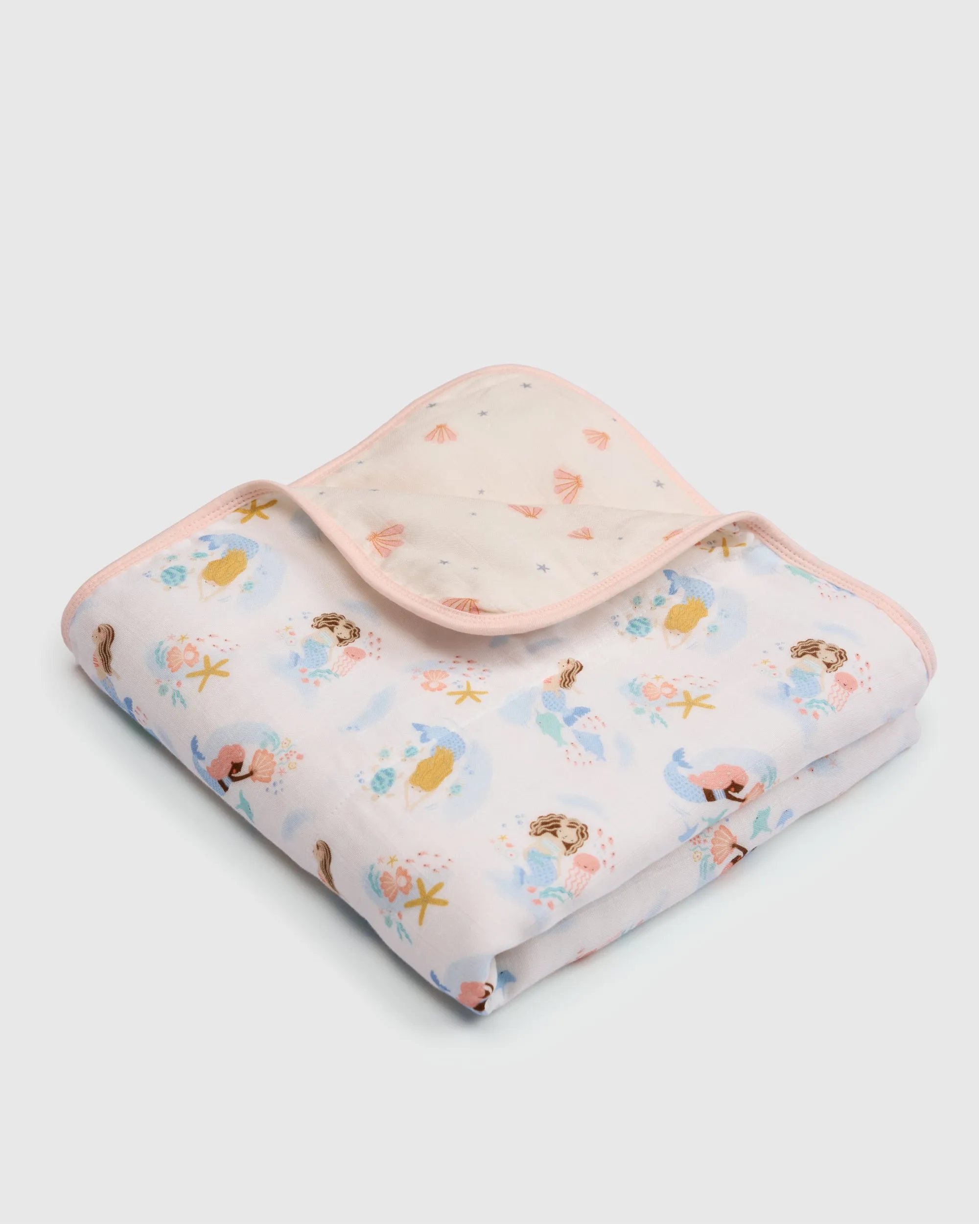 Muslin Quilt - Mermaids