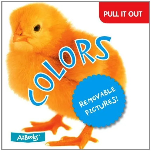 New Colors (Pull It Out) Board book with pull out colourful foam picture pieces