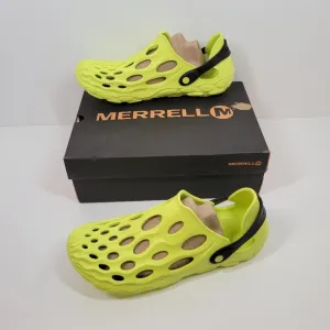 New Merrell Hydro Moc Hi Viz Yellow Green Slip On Water Comfort Shoe Men US 14
