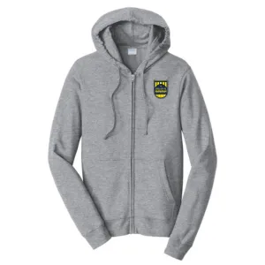 NEW!!! - SCFC - Full Zip Hoodie - Light Grey with Shield Logo