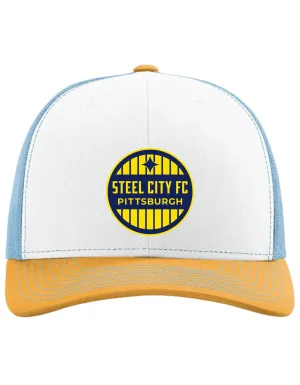 New! SCFC Trucker Hat - Circle Embroidered Patch Logo