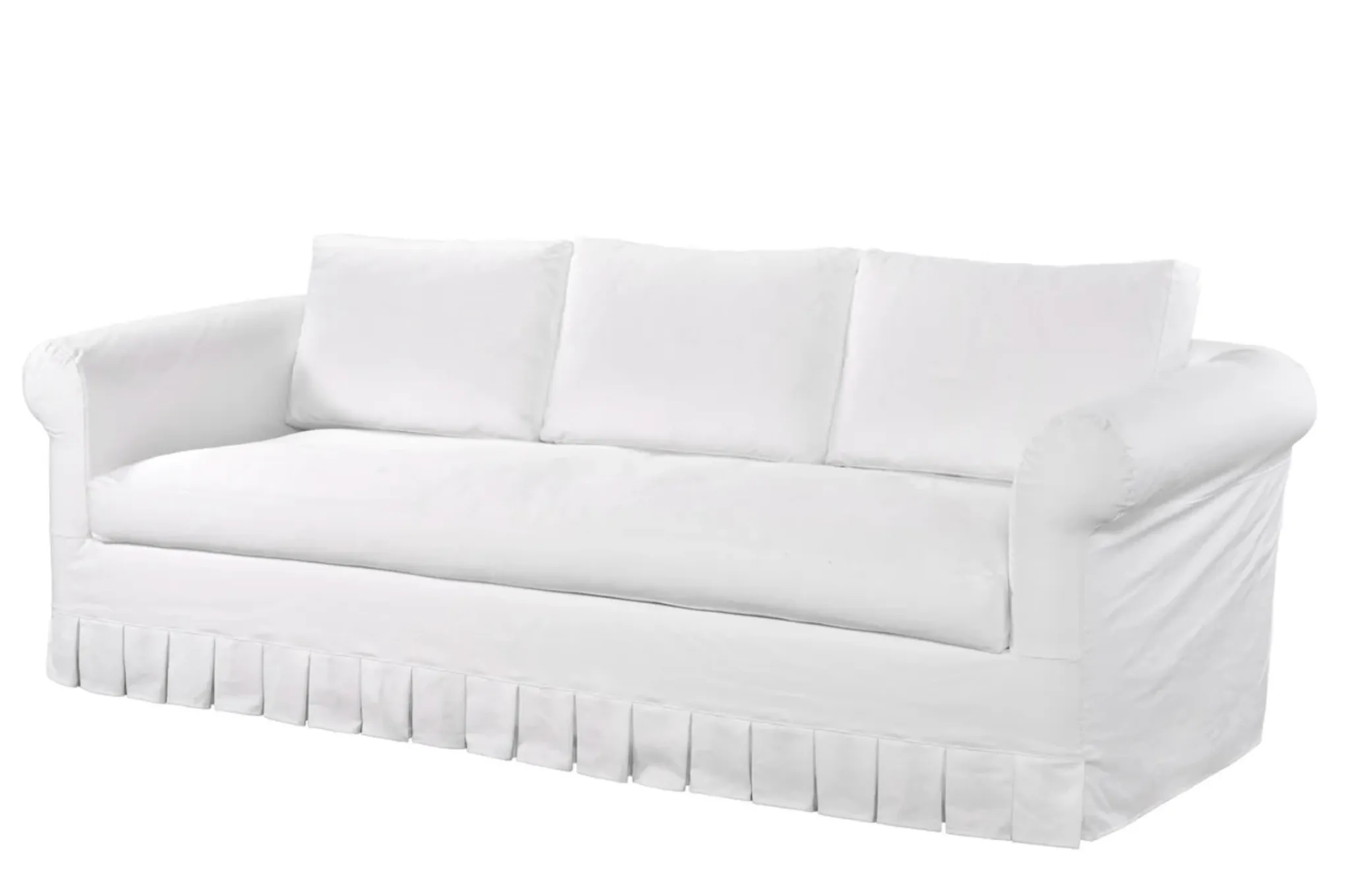New! St. Croix 100" Slipcovered Sofa