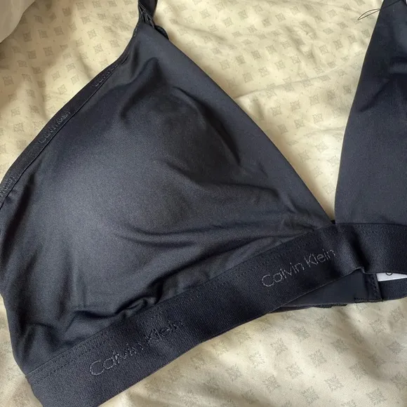 NWT Calvin Klein Modern Cotton Lightly Lined Triangle Bralettes Bra Bundle