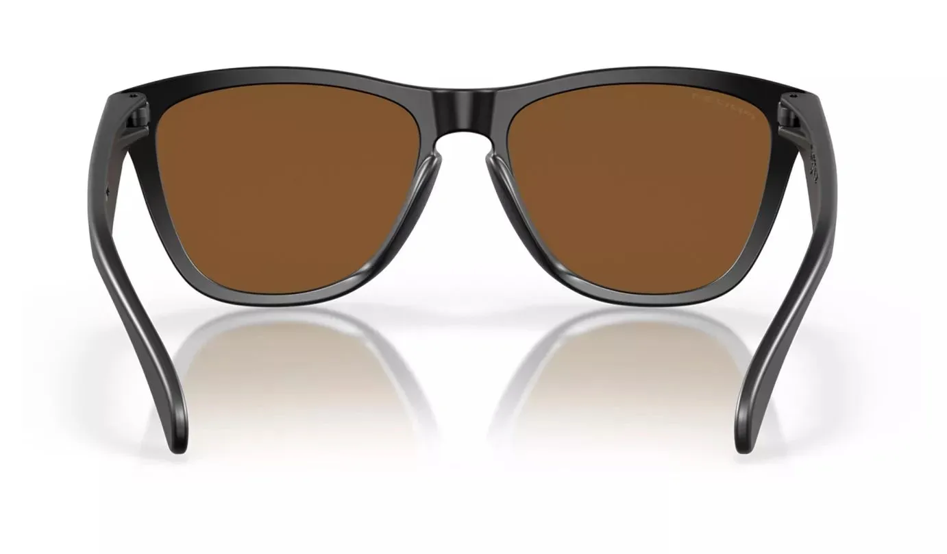 OAKLEY Frogskins Sunglasses - Matte Black - Prizm Violet Lens