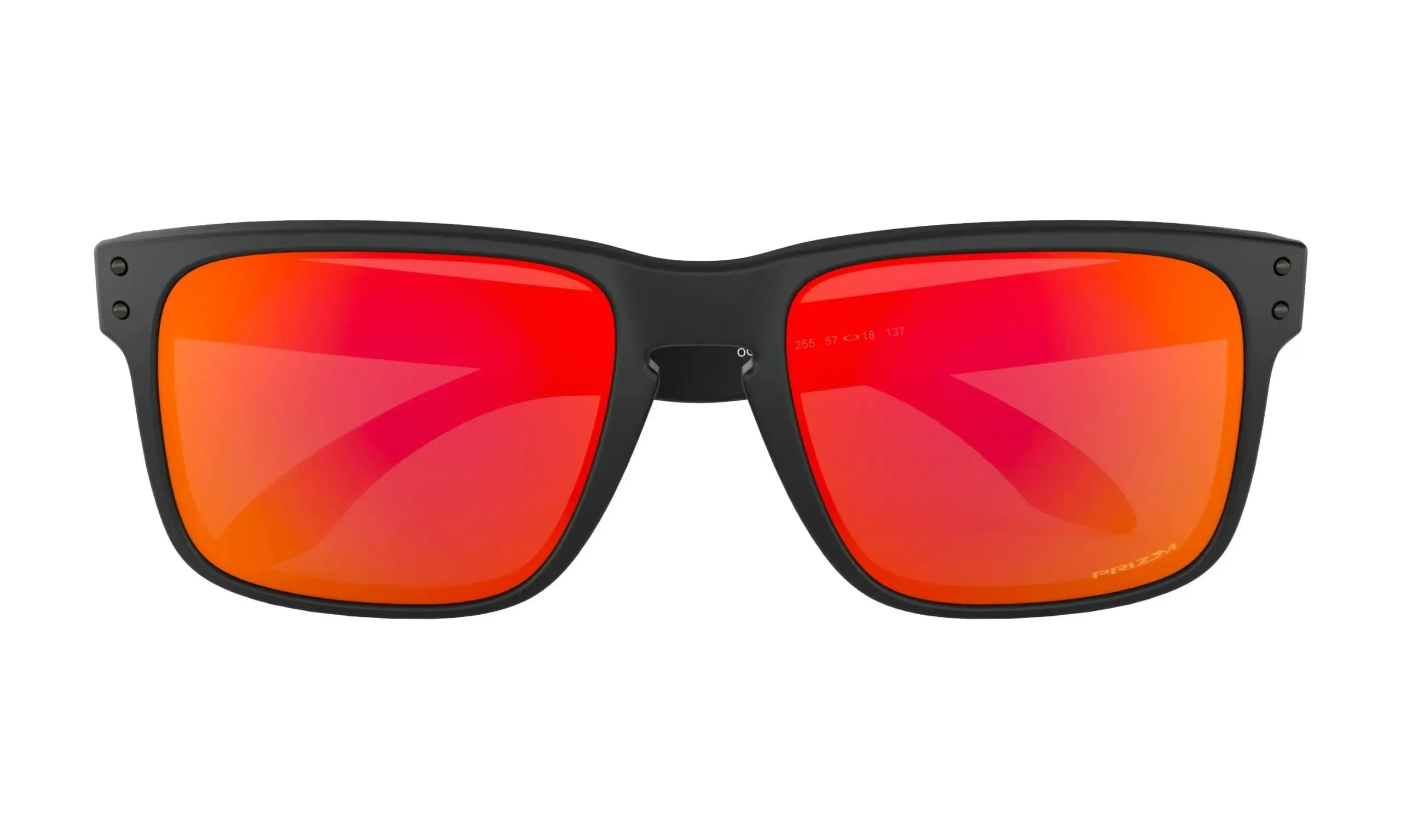 OAKLEY Holbrook Sunglasses - Matte Black - Prizm Ruby Lens