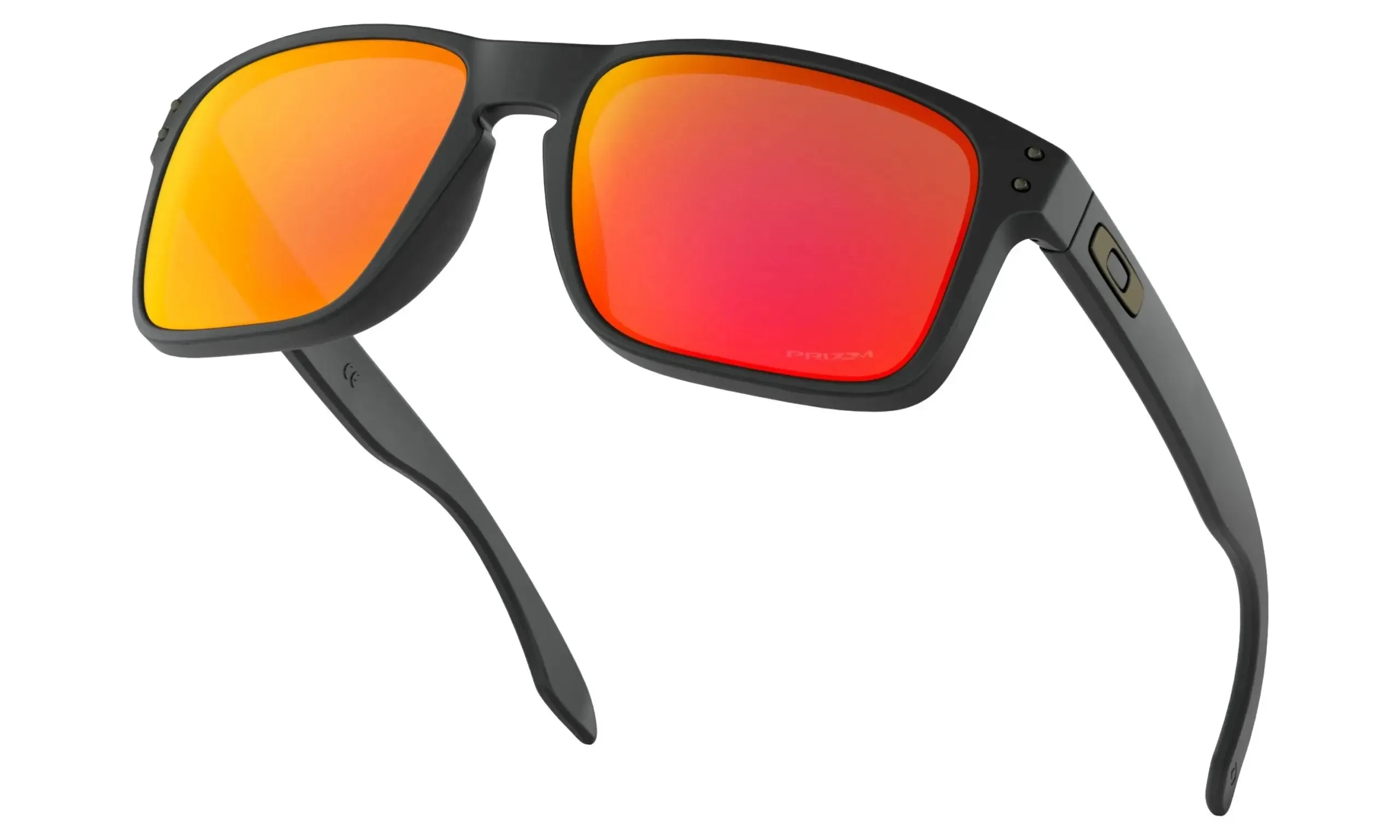 OAKLEY Holbrook Sunglasses - Matte Black - Prizm Ruby Lens