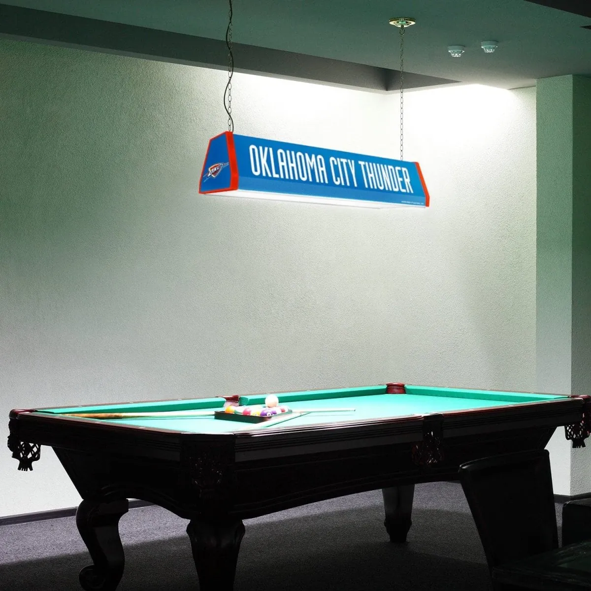 Oklahoma City Thunder: Standard Pool Table Light