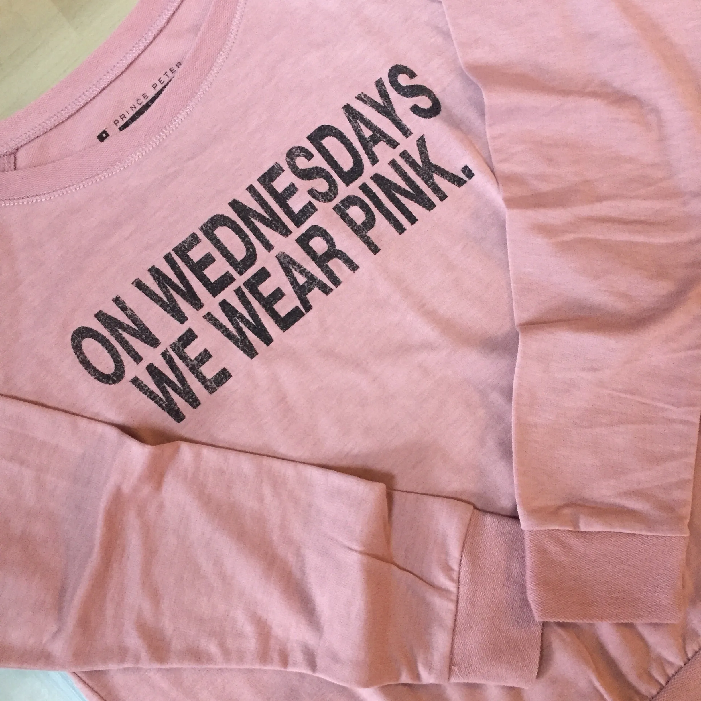 “On Wednesday We Wear Pink” Sweatshirt
