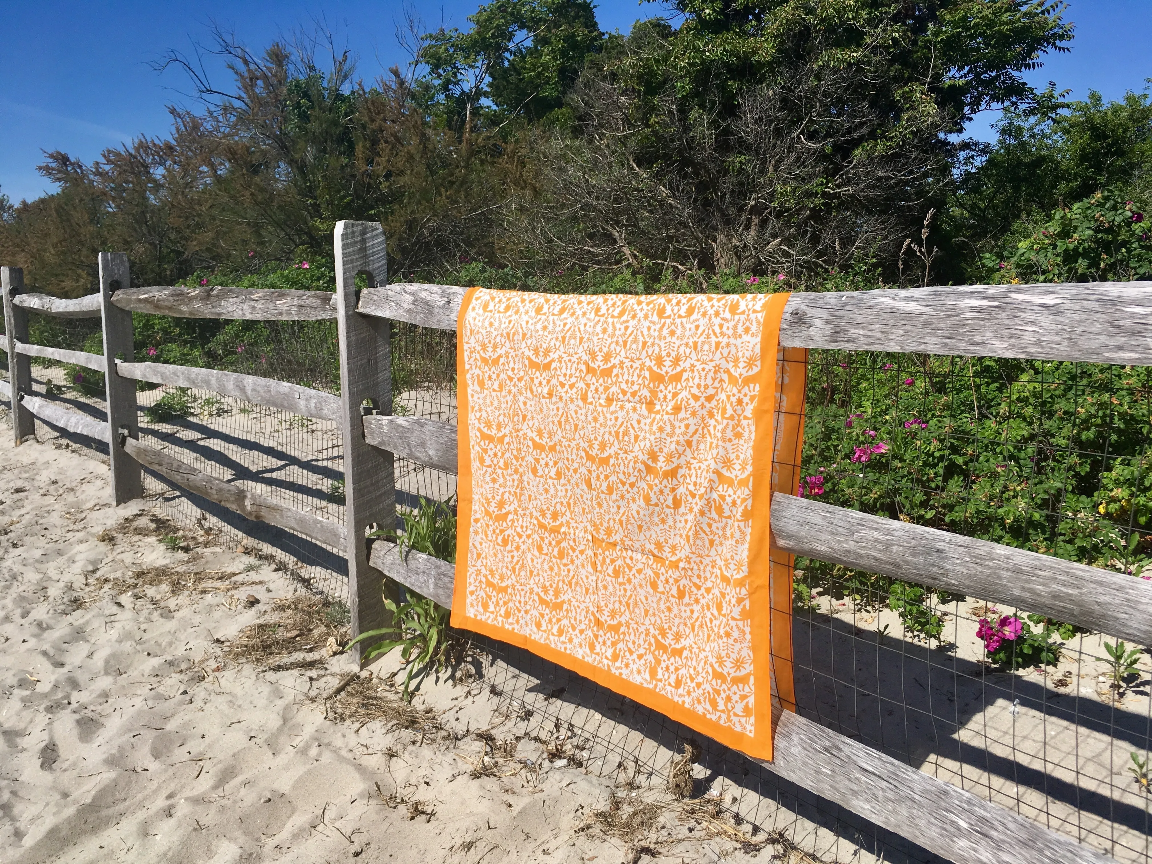 Orange Jaguar Sarong / Grand Scarf