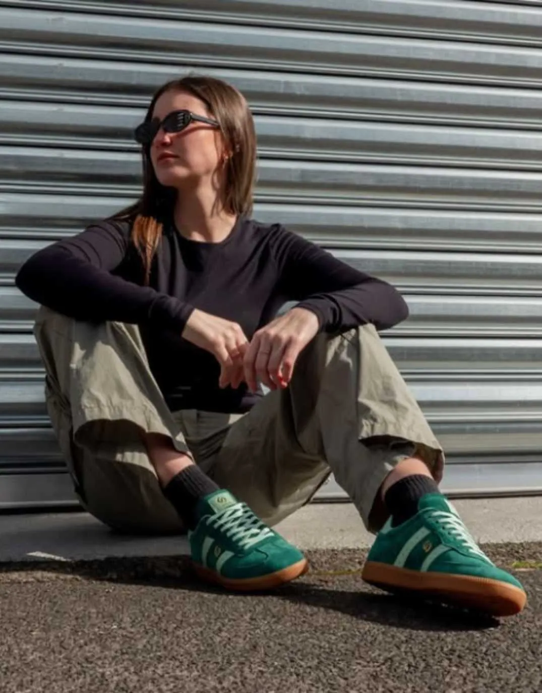 Parallel Suede Sneakers - Green/Mint