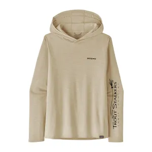 Patagonia MTS Logo Womens Cap Cool Daily Graphic Hoody Fitz Roy Trout: Pumice X-Dye