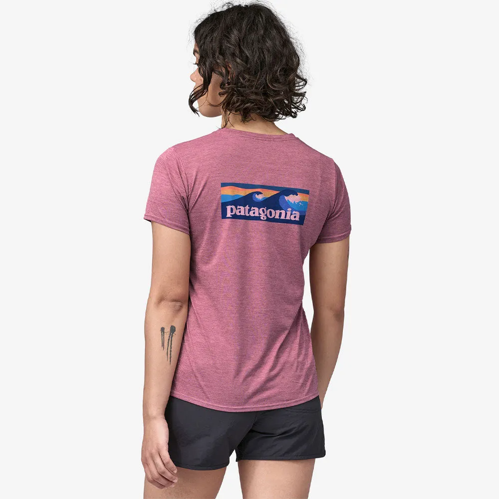 Patagonia Womens Cap Cool Daily Graphic T-Shirt - Waters