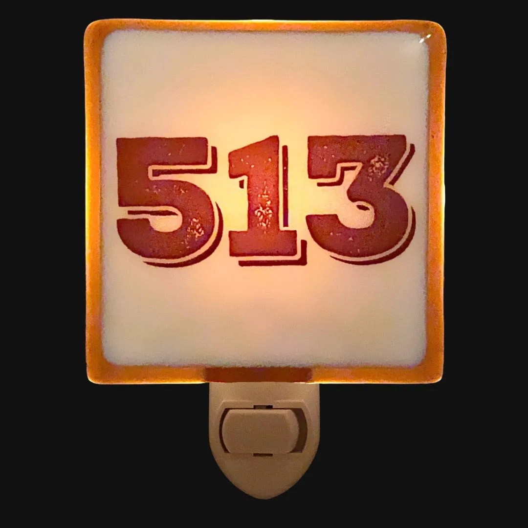 PERSONALIZED Area Code Night Light with Your Area Code