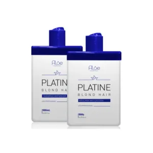 Platine Blond Hair Platinum Effect Tinting Color Maintenance Kit 2x500 - Aloe