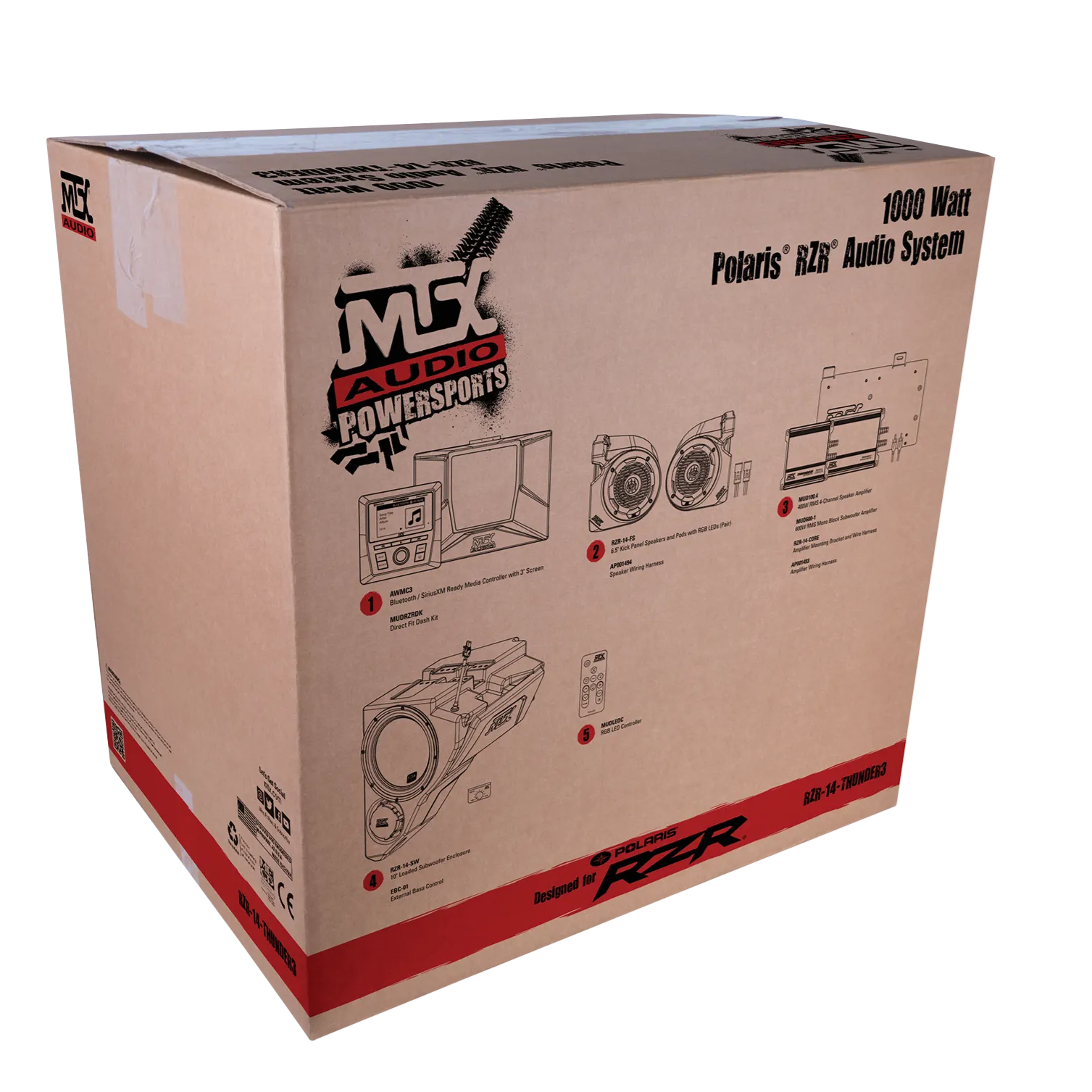 Polaris RZR 3-Speaker Audio System (2014 )