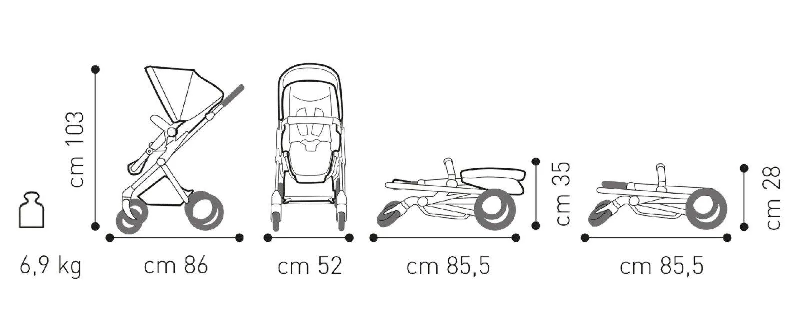 Presto City Duo System (car seat base)