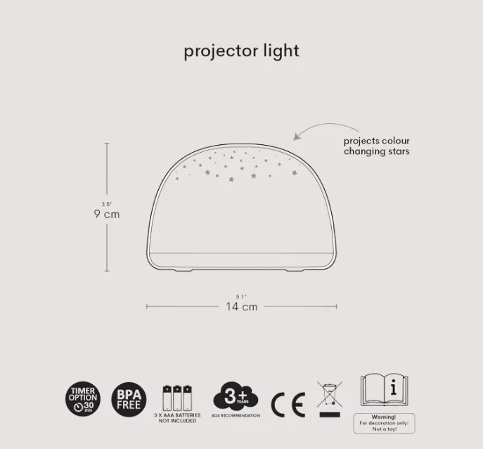 Projector Light Butterflies