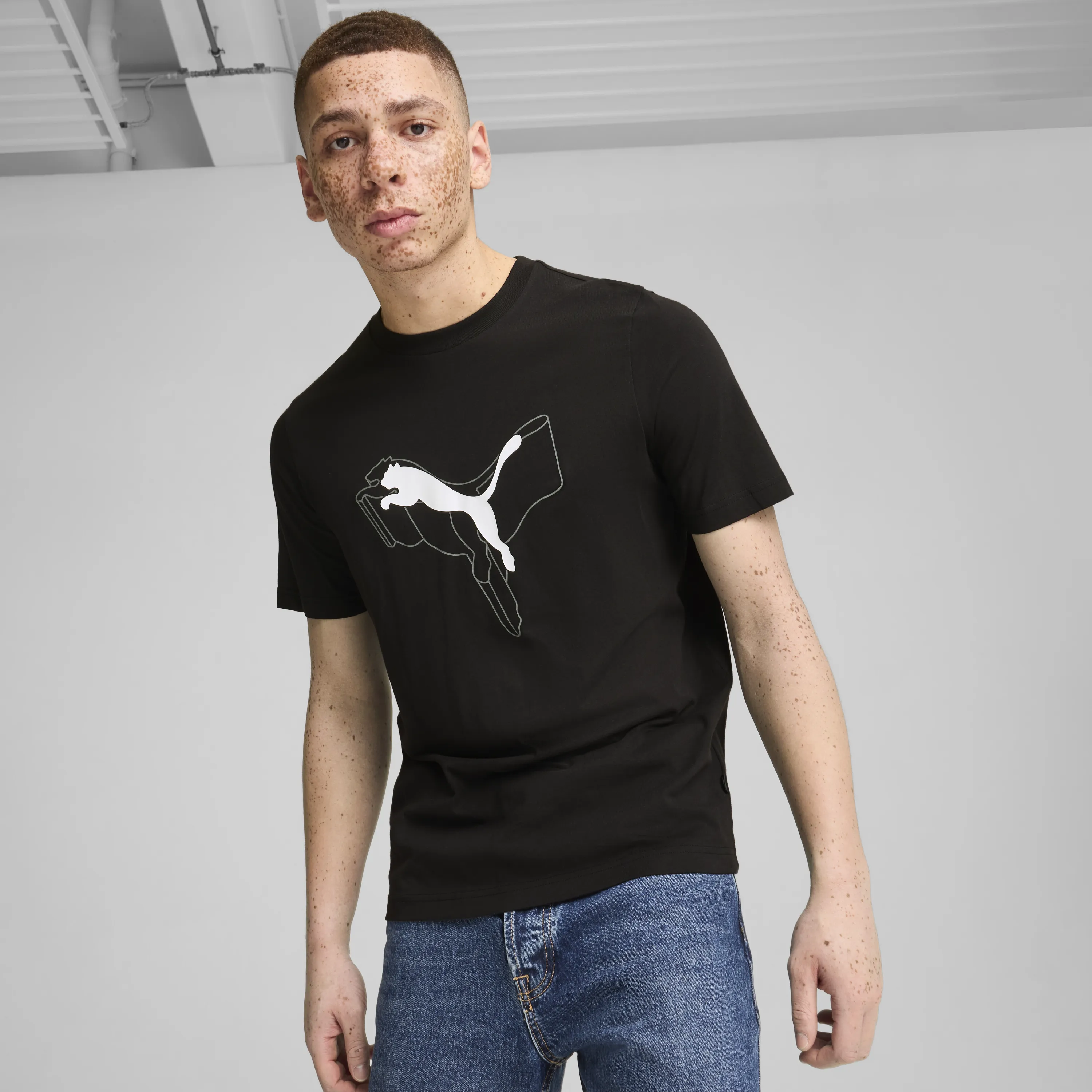 PUMA ESS  Logo Lab Mens Tee