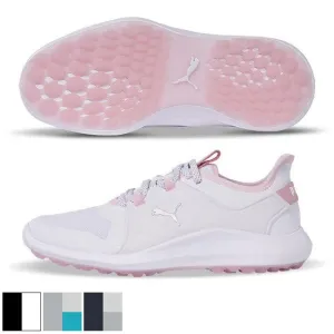 PUMA Ladies IGNITE FASTEN8 Golf Shoes 7.5 High Rise/Puma Silver/Scuba Blu