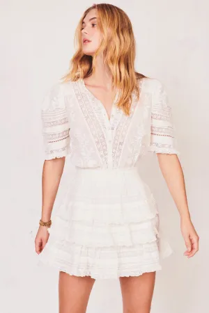 Quincy Dress - White