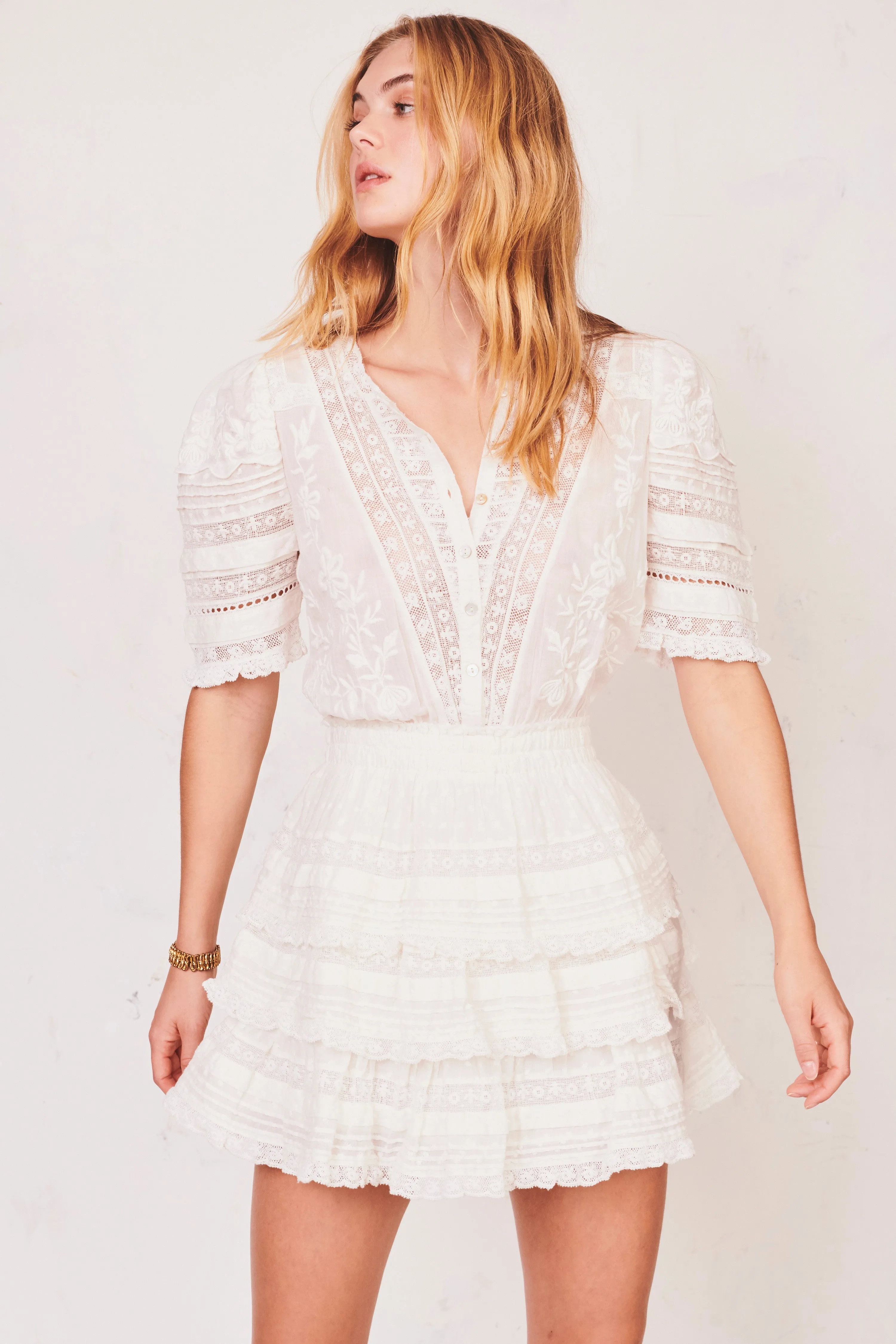 Quincy Dress - White