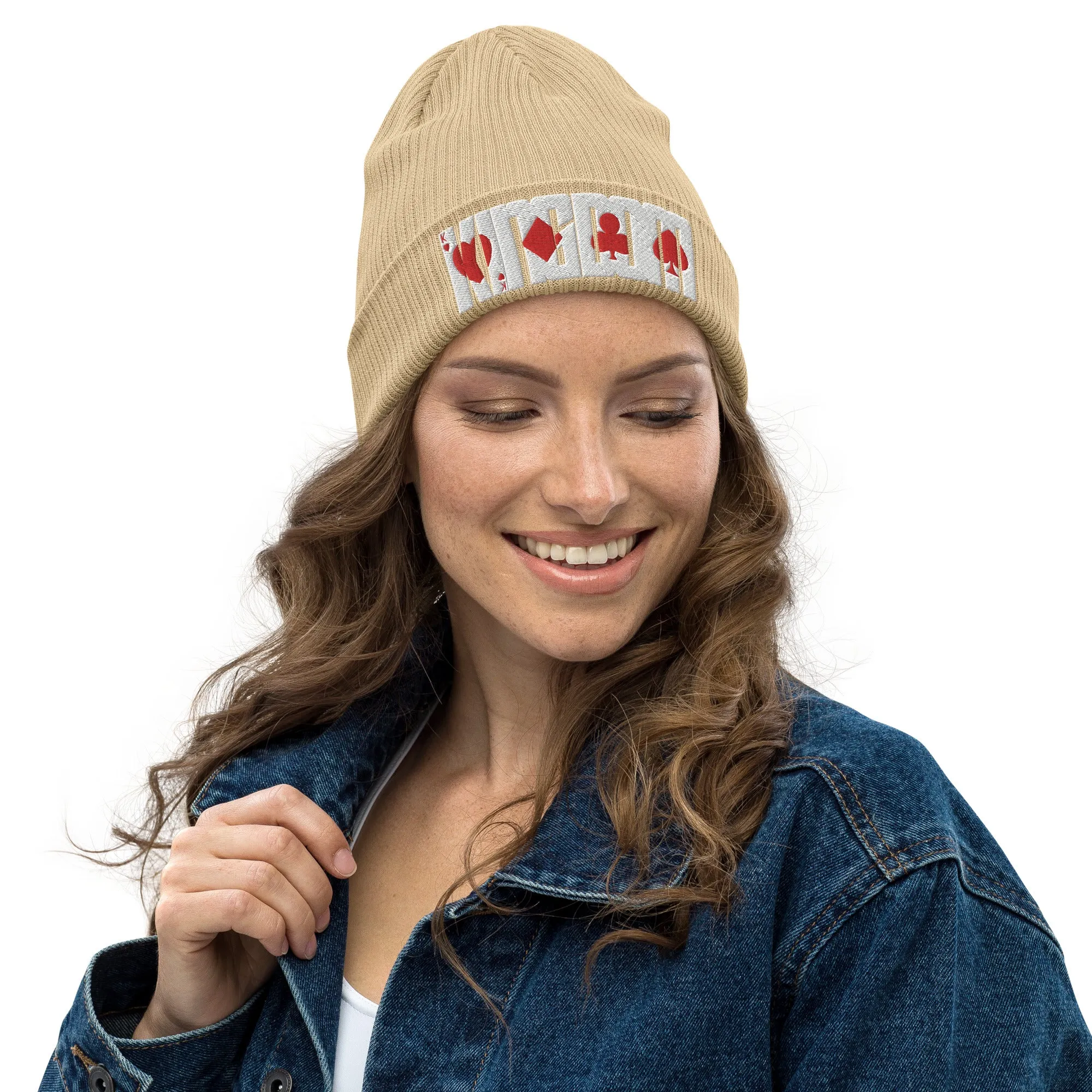 "KINGDOM" Organic ribbed beanie
