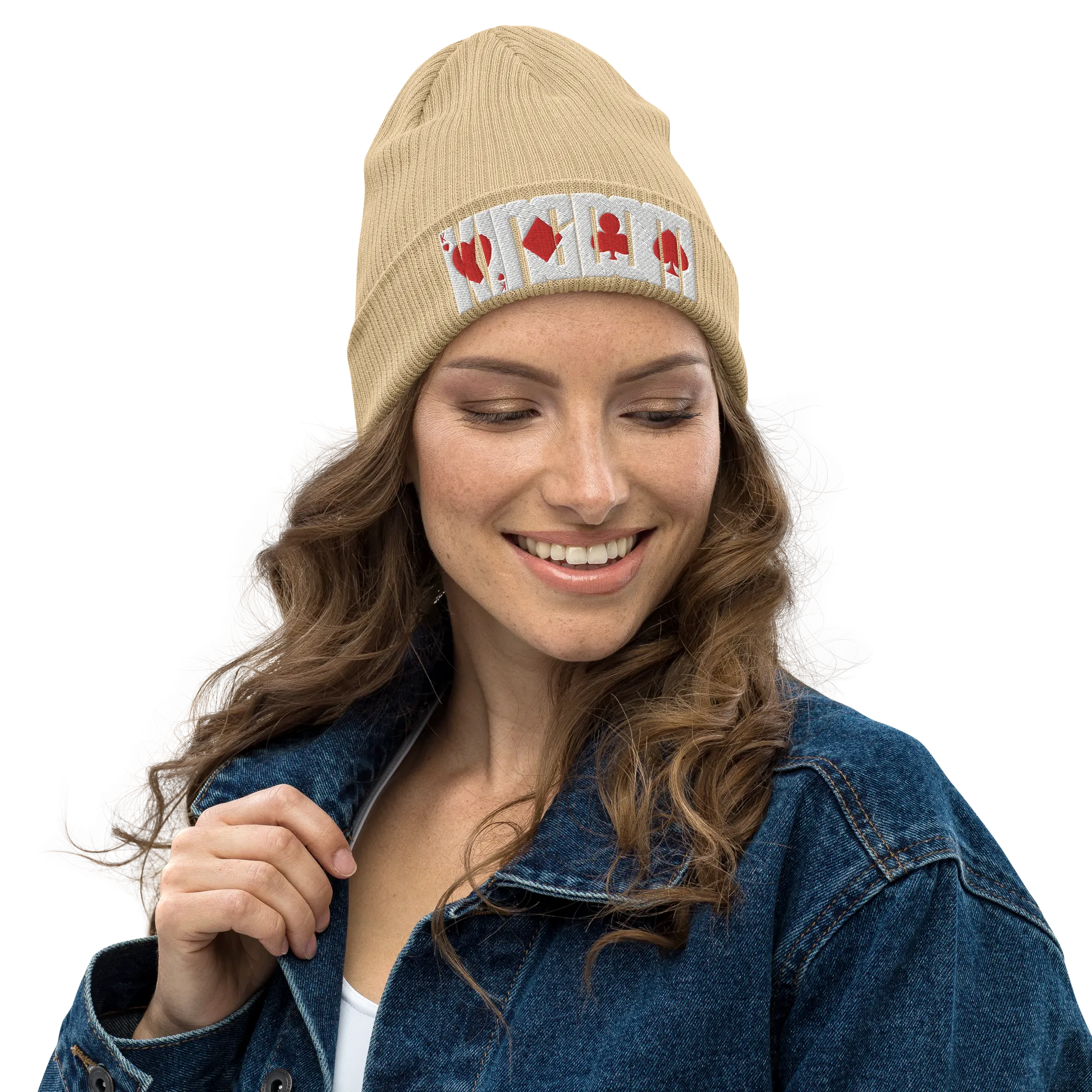"KINGDOM" Organic ribbed beanie