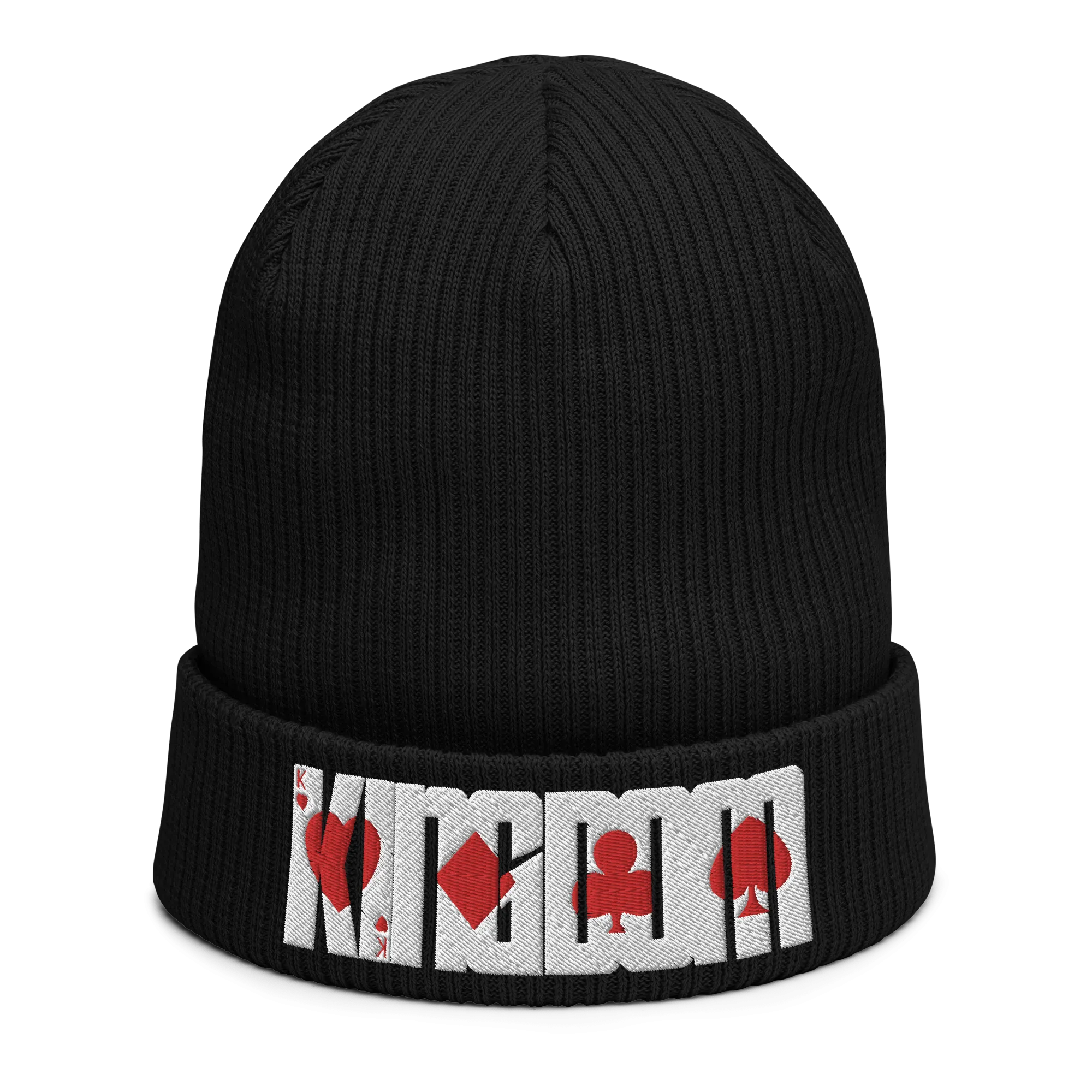 "KINGDOM" Organic ribbed beanie