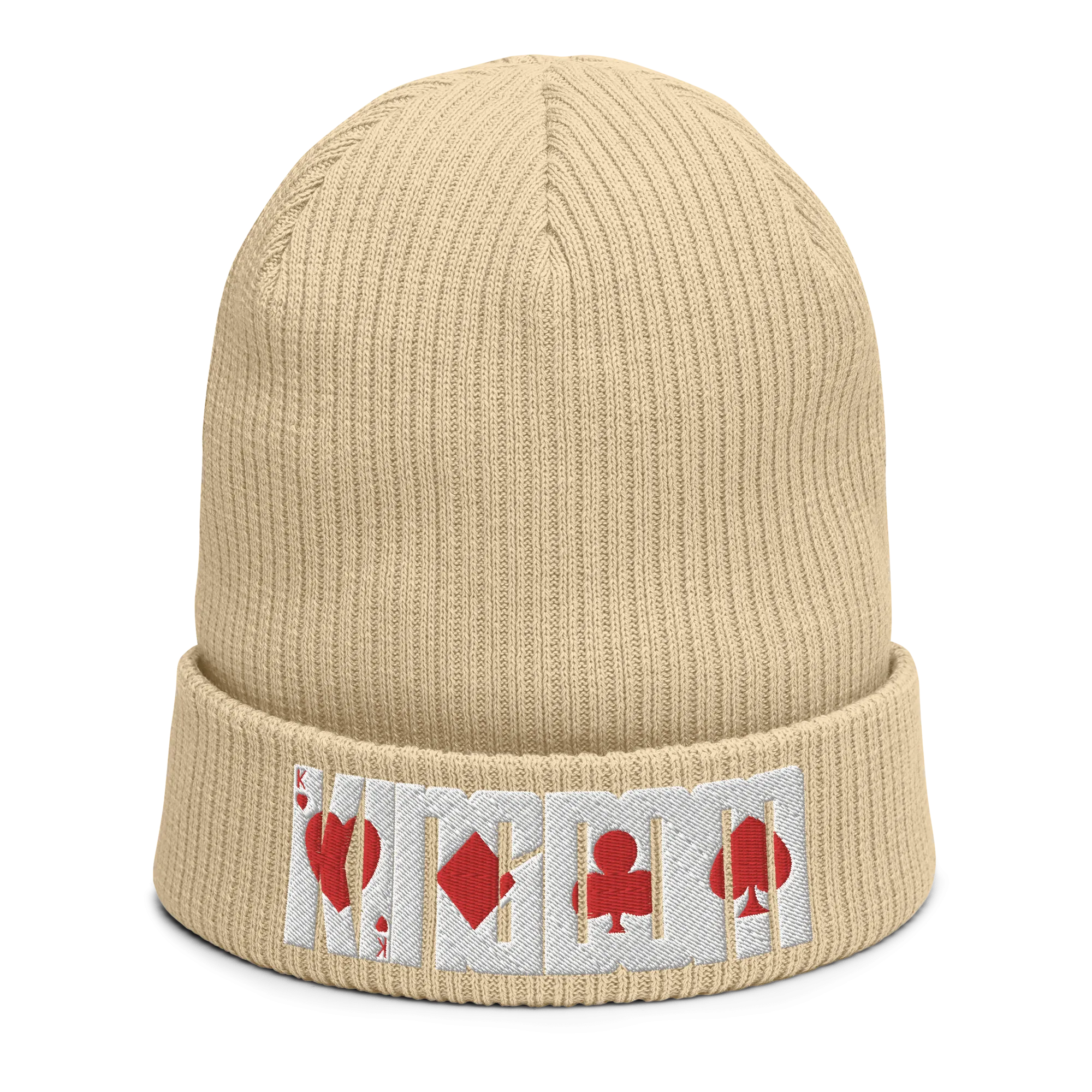 "KINGDOM" Organic ribbed beanie