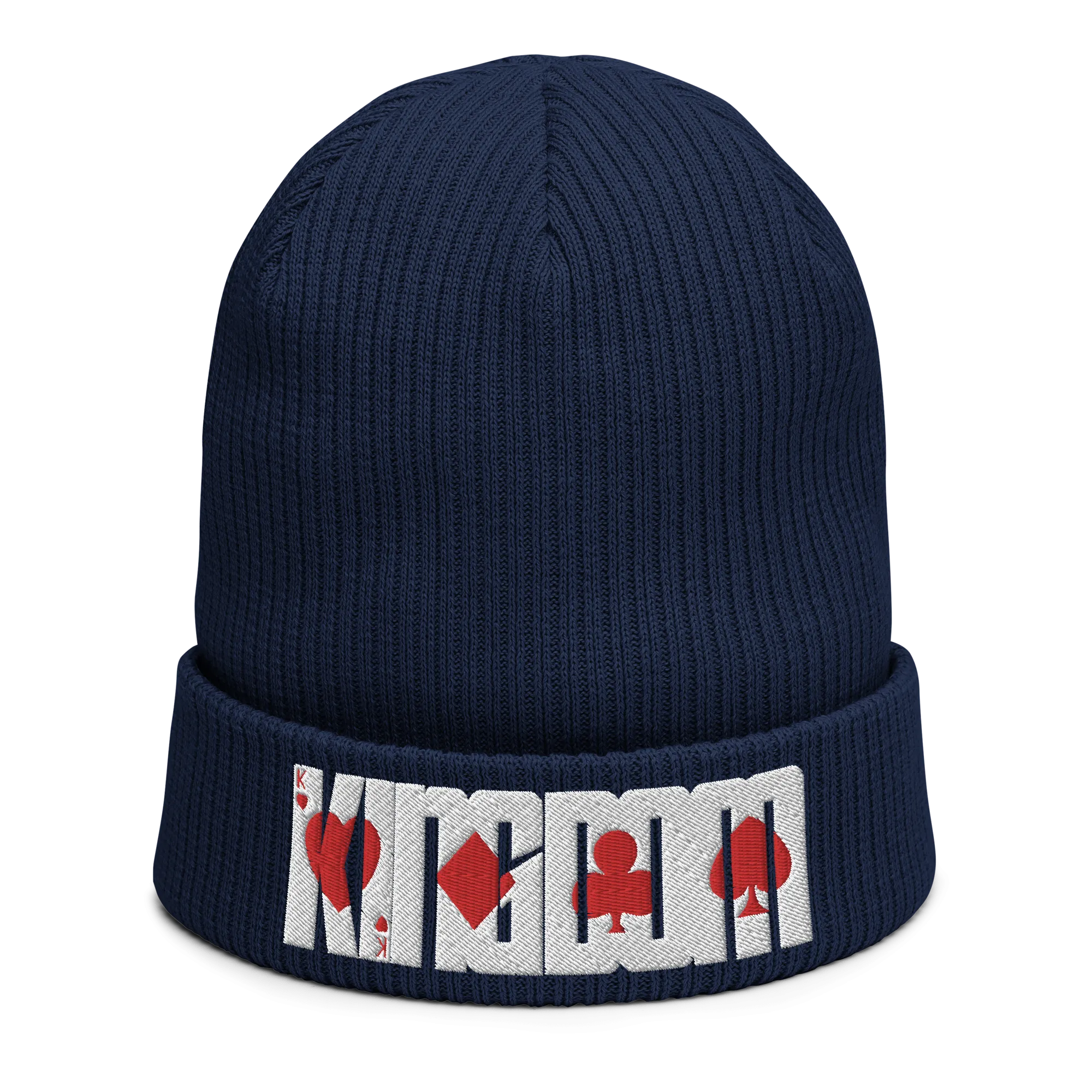 "KINGDOM" Organic ribbed beanie
