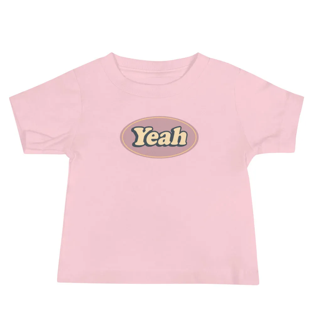 "yeah" Baby Jersey Short Sleeve Tee