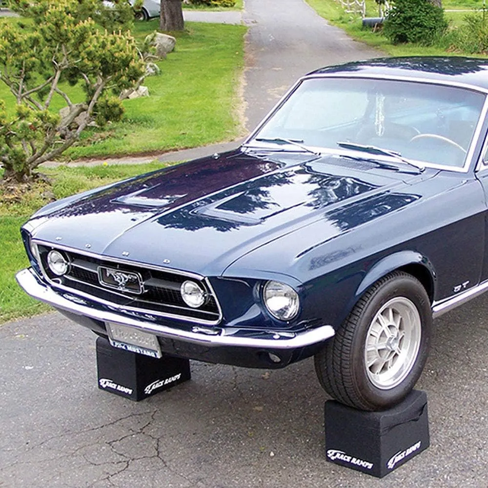 Race Ramps Show Cribs For Car Display - 12" Lift Height