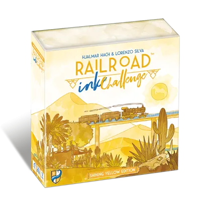 Railroad Ink Challenge - Shining Yellow Edition