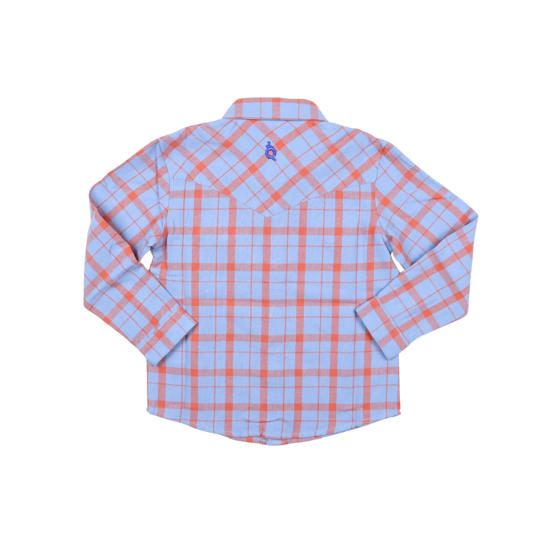 Red & Blue Plaid Flannel Pearl Snap Long Sleeve Shirt || BlueQuail Clothing