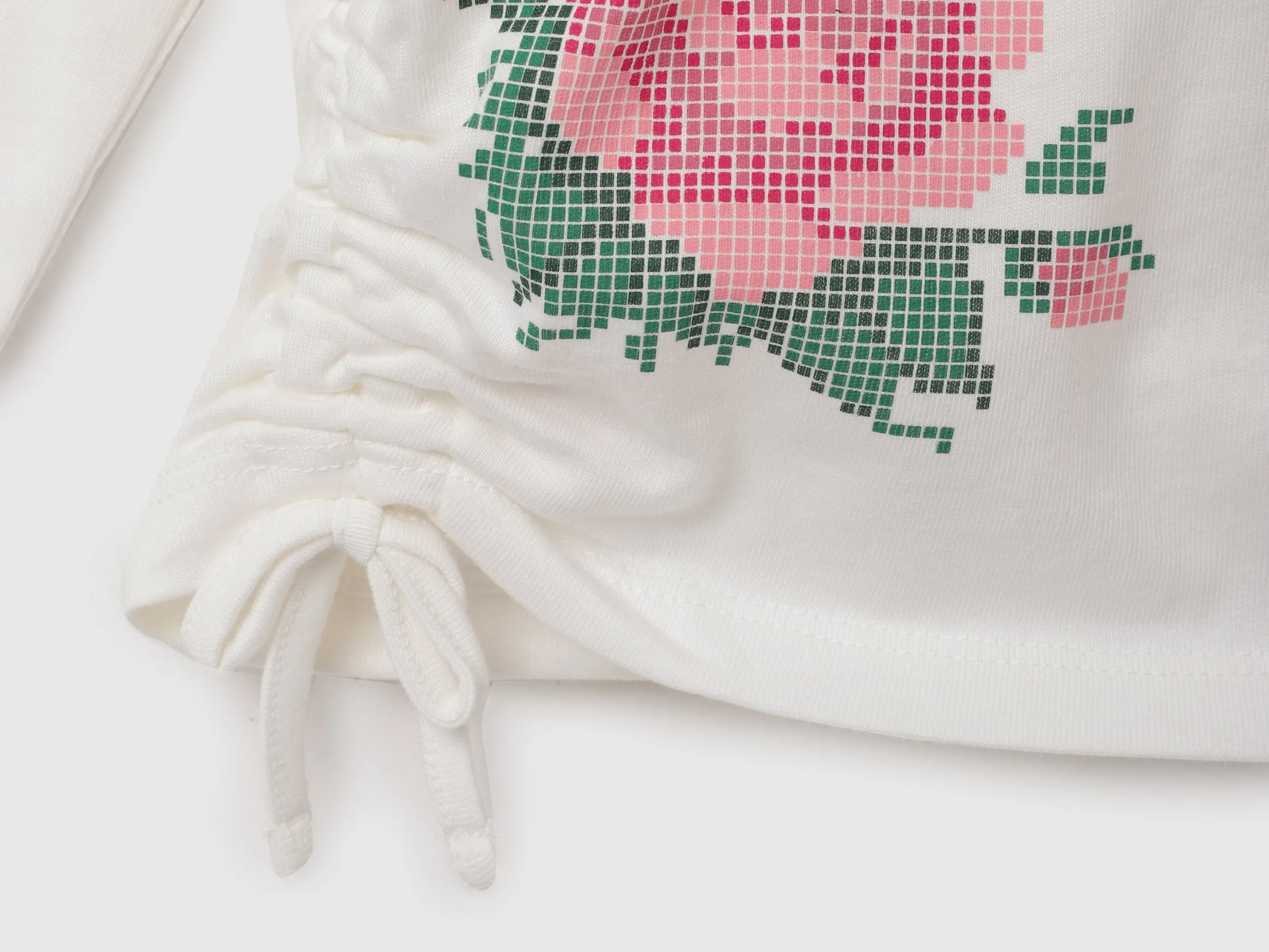 Regular Fit Round Neck Printed Pattern Top