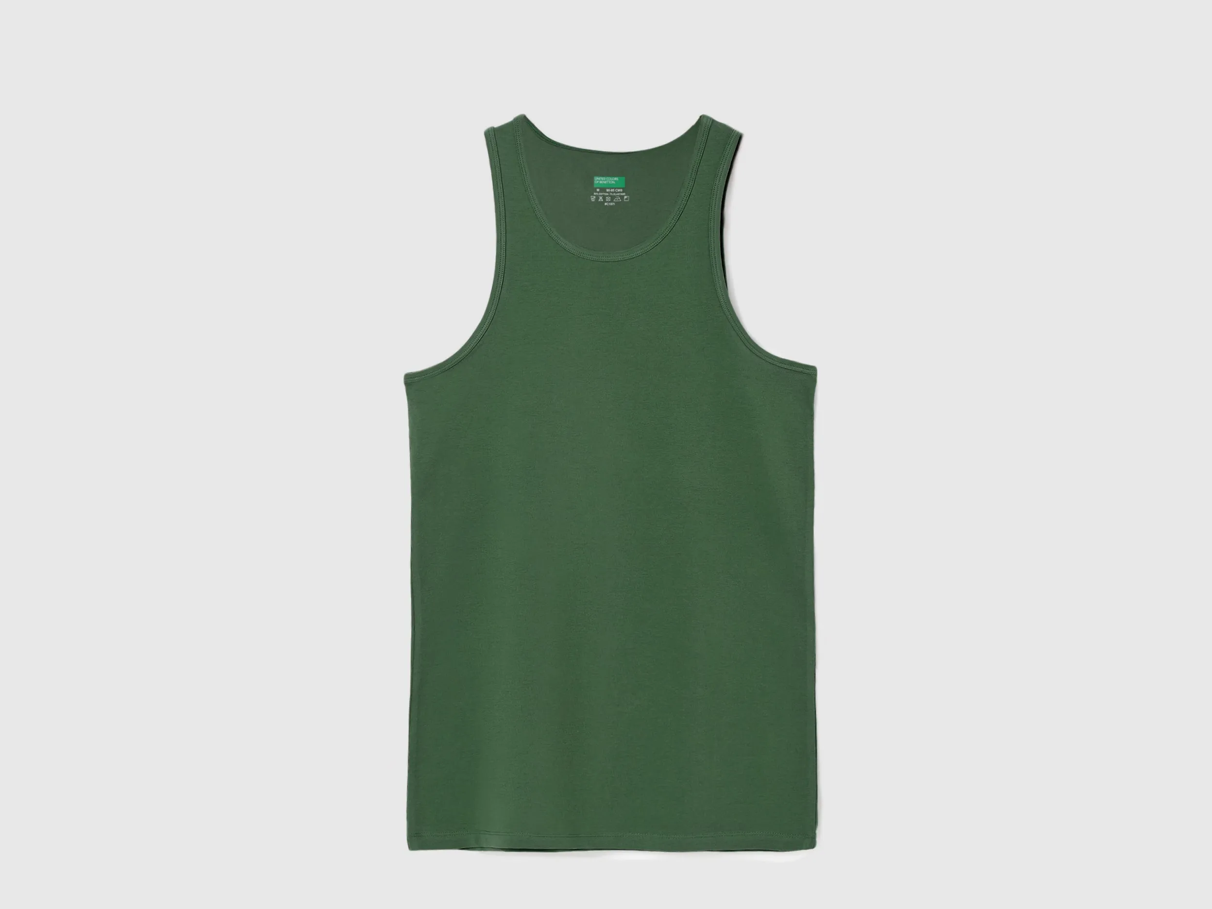 Regular Fit Round Neck Solid Colour Vest