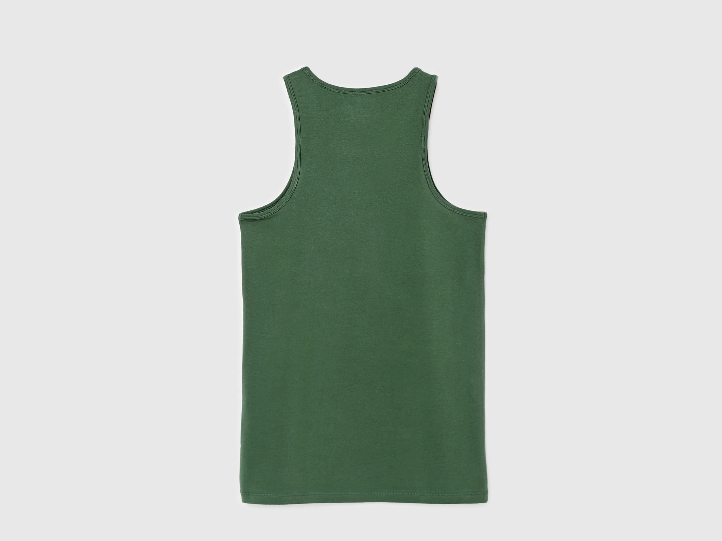 Regular Fit Round Neck Solid Colour Vest