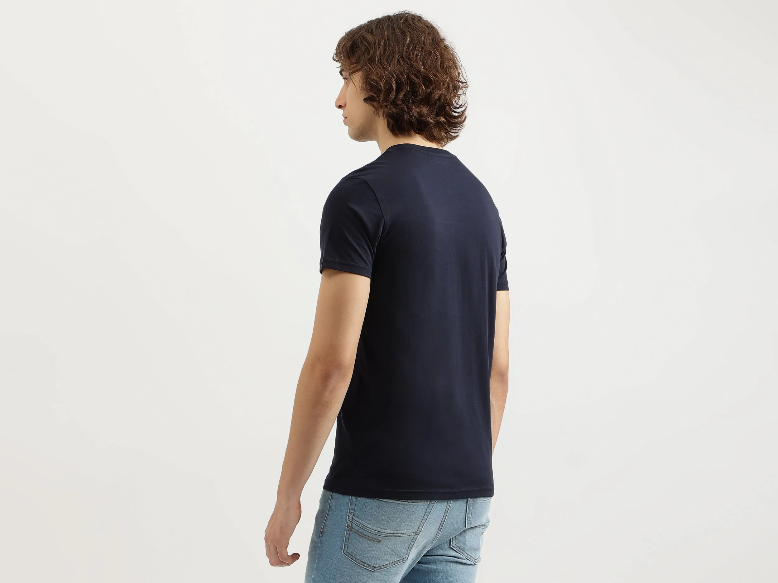 Regular Fit Round Neck Solid Tshirt