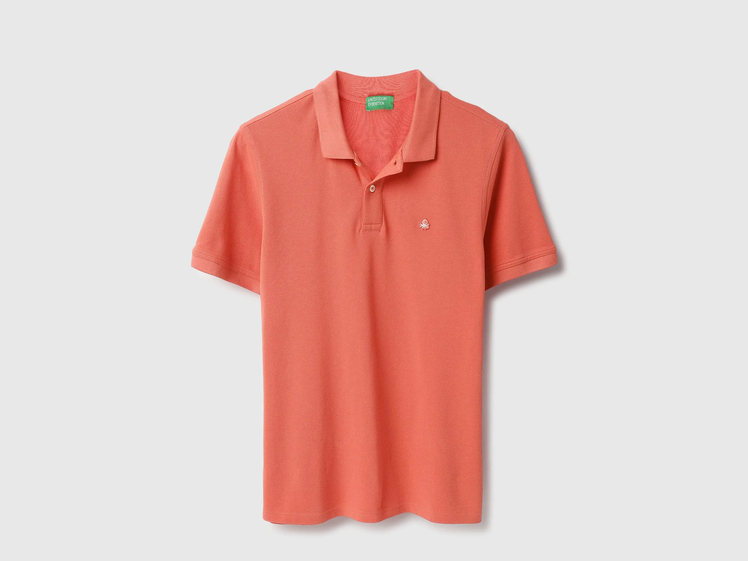 Relaxed Fit Polo Neck Solid Tshirt