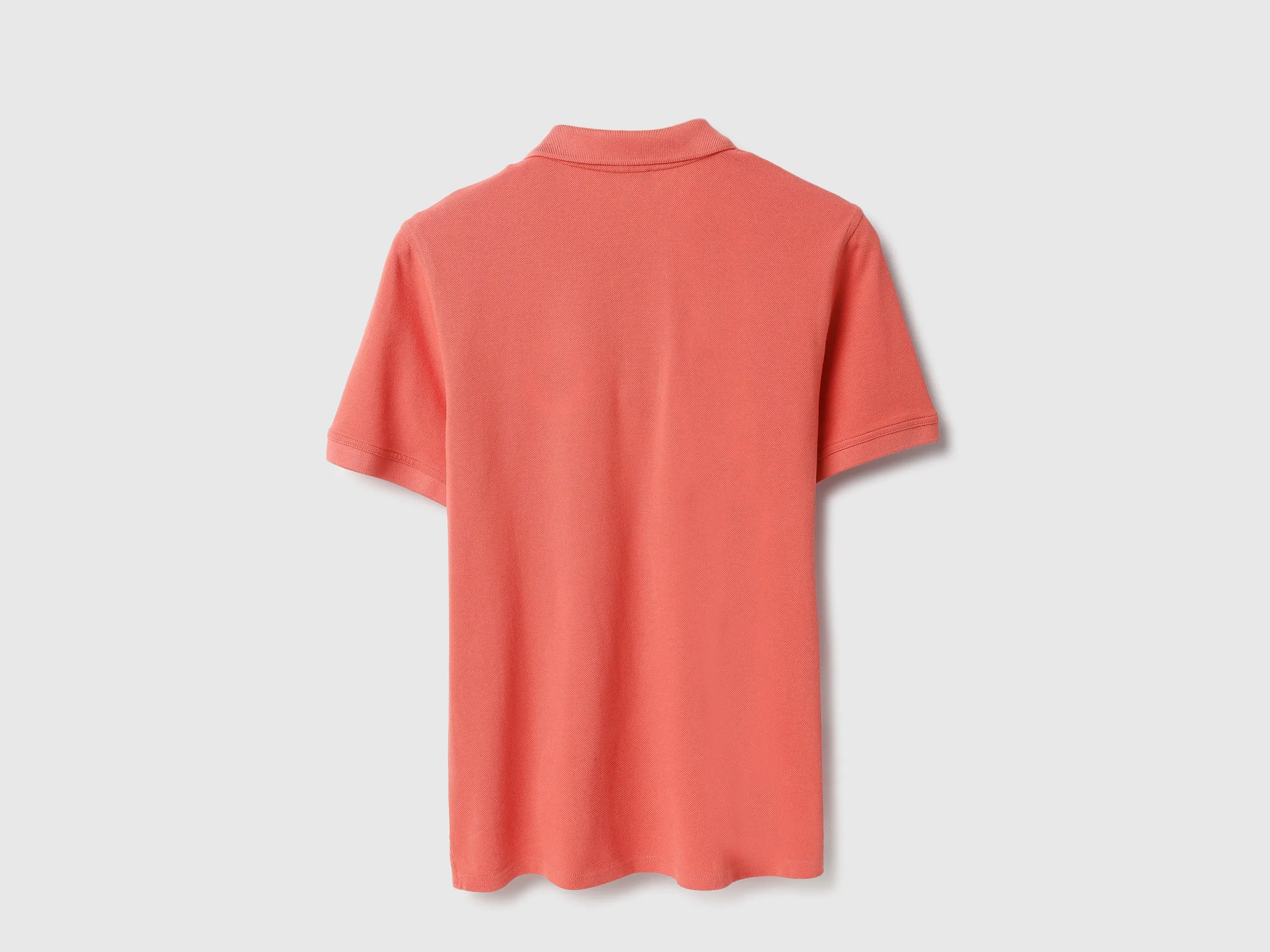 Relaxed Fit Polo Neck Solid Tshirt