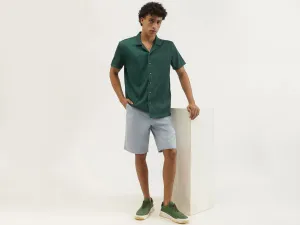Relaxed Fit Resort Collar Pinstripes Shirt